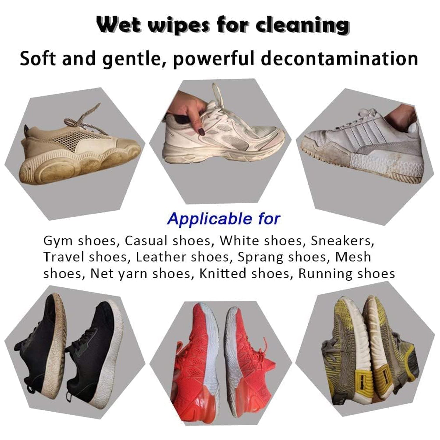 Shoe Cleaning Wet Wipes Fast Scrubbing Shoes Cleaning Tissue, Sneakers Non-Woven Detergent Quick Wipes Disposable Travel Portable Removes Dirt, Stains(1 Set 80 Pcs & 30 Pcs ) Shoe Cleaning Wet Wipes Fast Scrubbing Shoes Cleaning Tissue, Sneakers Non-Woven Detergent Quick Wipes Disposable Travel Portable Removes Dirt, Stains(1 Set 80 Pcs & 30 Pcs )
